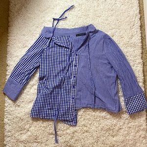 Haute Rogue checked blouse